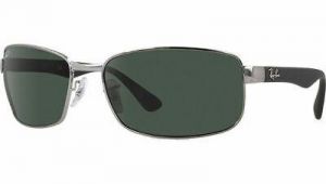 Ray Ban Sunglasses RB3478 004/58 Black Grey G15 Polarized Authentic Wrap 3478