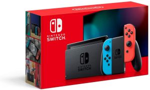 (Nintendo Switch with Neon Blue and Neon Red Joy‑Con - HAC-001(-01