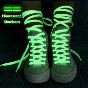 Everything is cheap Clothing, Shoes & Accessories 1 Pair Luminous Shoelaces Flat Sneakers Canvas Shoe Laces Glow In The Dark Night Color Fluorescent Shoelace 80/100/120/140cm
