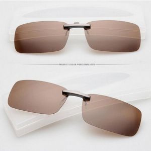 Everything is cheap Clothing, Shoes & Accessories Polarized Clip On Sun Glassess Sun Glassess Driving Night Vision Lens For Metal Frame Glasses