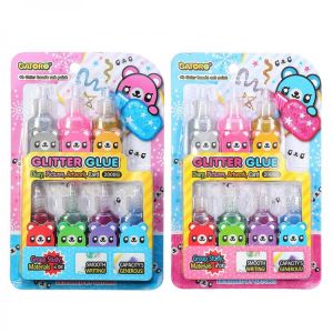 Everything is cheap Toys & Games 7PCS DIY Slime Jelly Glitter Glue Pen Painting Kit Gift Collection Packaging